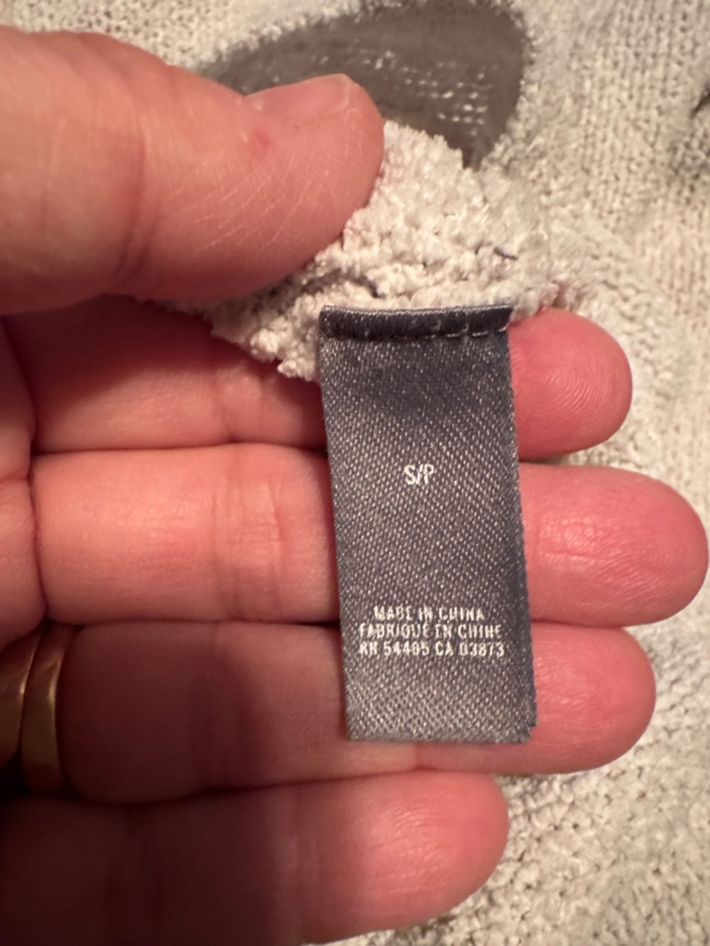 Aerie Light Gray Hooded V-Neck Knit Oversized Pullover size small. - Picture 11 of 12